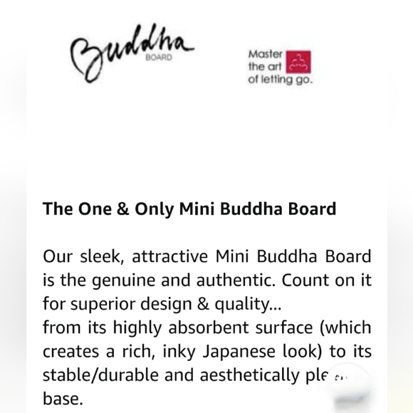 FREE WITH PURCHASE...Buddha board - Picture 11 of 15